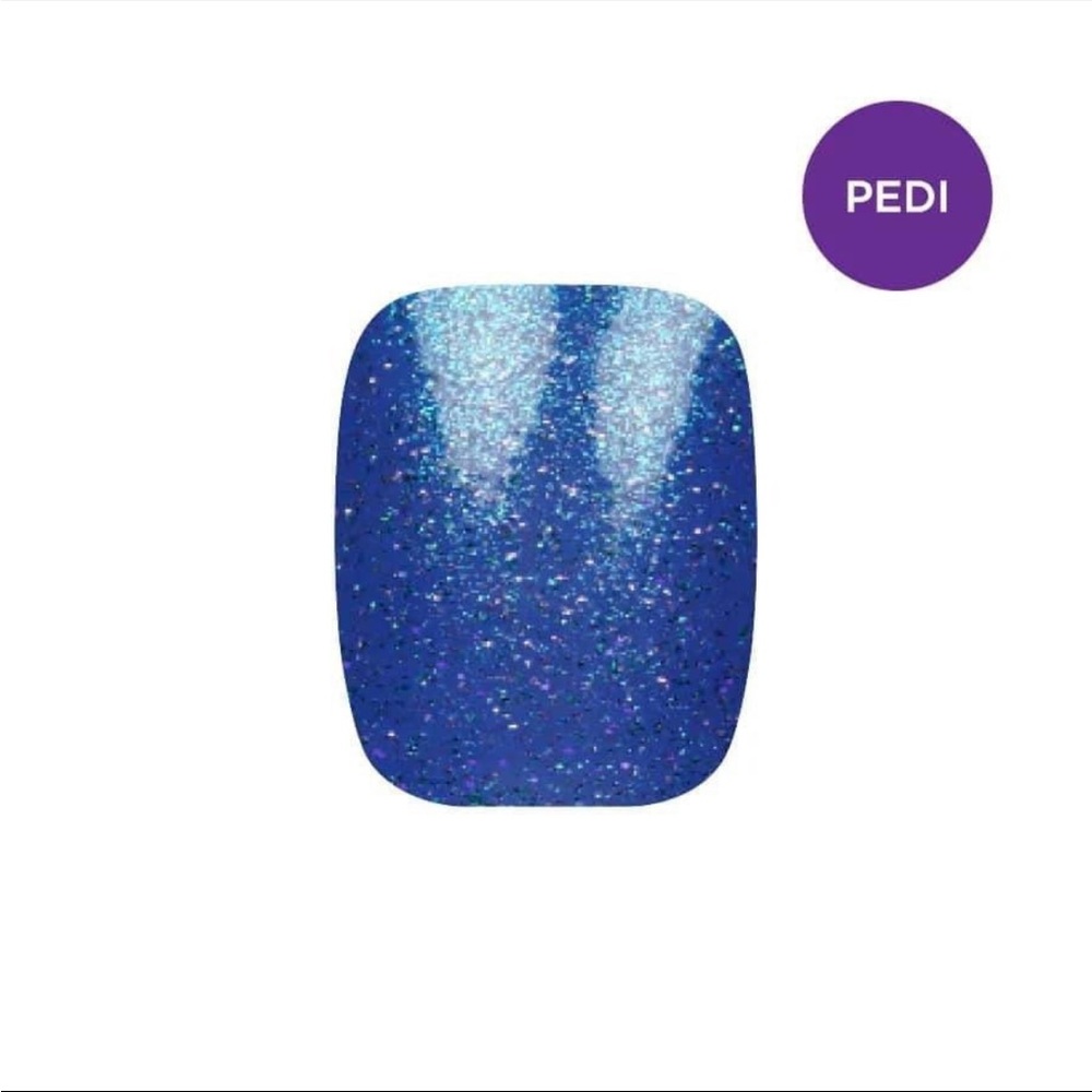 *Retired* Color Street: Teenie Weenie Santorini (Pedicure) | Blue Glitter Summer - Picture 11 of 13